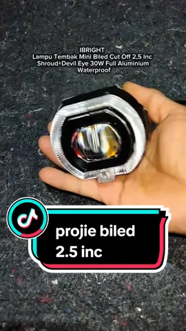 Tentang produk ini IBRIGHT - Lampu Tembak Mini Biled 2,5 Inch Dengan Shroud + Devil Laser Cut Off High Low 30W Full Aluminium WaterProof Harga Untuk Satu Buah Produk Barang Dijamin Sesuai Dengan Gambar Produk Original Premium Bahan alumunium Sudah Dijamin Waterproof Spesifikasi : Power: 30watt Voltage DC:12-80volt Cahaya sinar cut off Dilengkapi devil ungu Warna shroud bisa pilih di varian Tersedia 2 Varian lampu utama Kuning putih: dekat kuning jauh putih Putih Putih: dekat putih jauh putih Ukuran produk 2.5 inc panjang: 7 cm [keseluruhan ] lebar: 7 cm tinggi : 6.5 cm Fungsi Kabel Hitam: massa/ ground - Kuning: lampu dekat + Putih: lampu jauh + Hijau jauh dekat gabung / D3 + Merah: devil + #lampuled #lampumotor #lampumobil #projibiled 