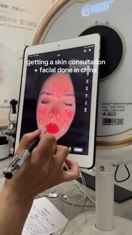 10/10 experiece go get your skin checked!! #facial #skincare #skinconsultation #skinanalysis #chinesefacial 