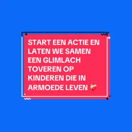 START EEN ACTIE 🙌 Want elk kind verdient een fijne verjaardag. 🎂 Help jij ons? - Organseer een wafelverkoop… Ben je leerkracht of leerling? Contacteer ons voor een samenwerking! Zodat we in september er in kunnen vliegen. 🔥 - Organiseer een eetfestijn… - Ben je een sporter of sportster? Heb je een groot sportdoel? Koppel Smiley Toys aan je sportdoel en zamel mee geld in. ❤️ - Ben je zelfstandige ondernemer? Vraag een spaarpot aan en wij zorgen ervoor dat die in je winkel komt. Of als je mee een impact wil maken? Kan je altijd onze partner worden. 🤩 - Heb je zelf een idee voor een actie? 💡 Contacteer ons zeker wij zullen elke actie groot of klein mee ondersteunen. 🙏 Laten we samen een glimlach toveren op elk kind!  Voor meer info: www.smileytoys.be 🔗 #kinderarmoede #verjaardag #verjaardagspakket #verjaardagvoorelkkind #steunons #armoede #armoedebestrijding #speelgoed #samensterk #kominactie #doneeractie #leerkracht #onderwijs #school #leerling #ondernemen #ondernemer #jeugdbeweging #organisatie #bedrijf 