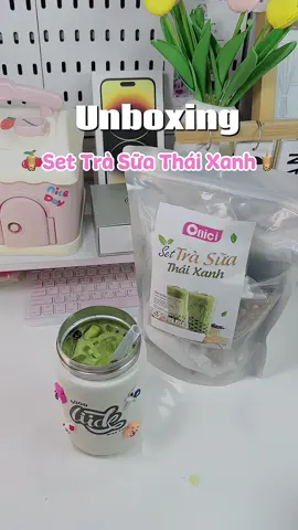 Từ nay có thể nấu trà sữa theo ý mình royyy#punsreview #unboxing #setnguyenlieunautrasua #trasuatupha 