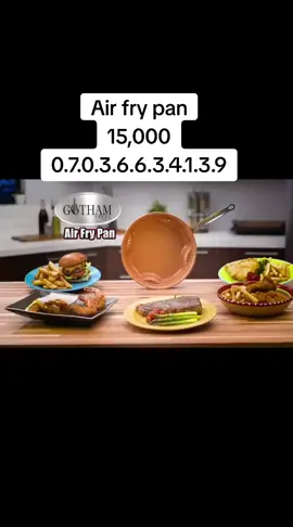 Air fry pan Price: 15,000 #airfrypan #foryoupage #makemetiktokfamous #makemetrendtiktok #goviral #fyp #monkem 