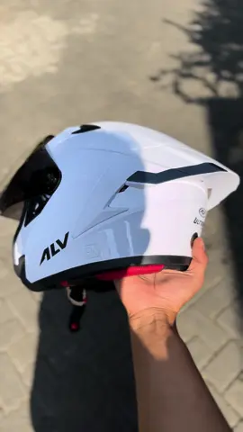 Helm Alv Ultron Pro warna putih glossy😉 #helm #alvultronpro #helmmurah #bakulhelmmalang #fyp 