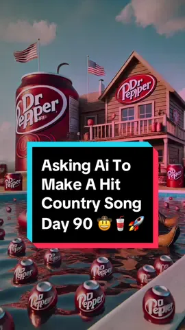 Asking Ai To Make A Hit Country Song Day 90 🤠🥤🚀 (Dr Pepper Theme Full Song) #aimusic #country #countrymusic #aisong #funnysong #drpepper #discover #newmusic #suno #lyrics #aigenerated #texas #southern #beatsbyai 