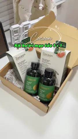 Mua 1 cũng 165 mà mua 2 chai cũng 165 🤪  #cocoon #cocoonvietnam #tinhdaubuoimoctoc #xittinhdaubuoi #moctoc #tinhdaubuoicocoon 