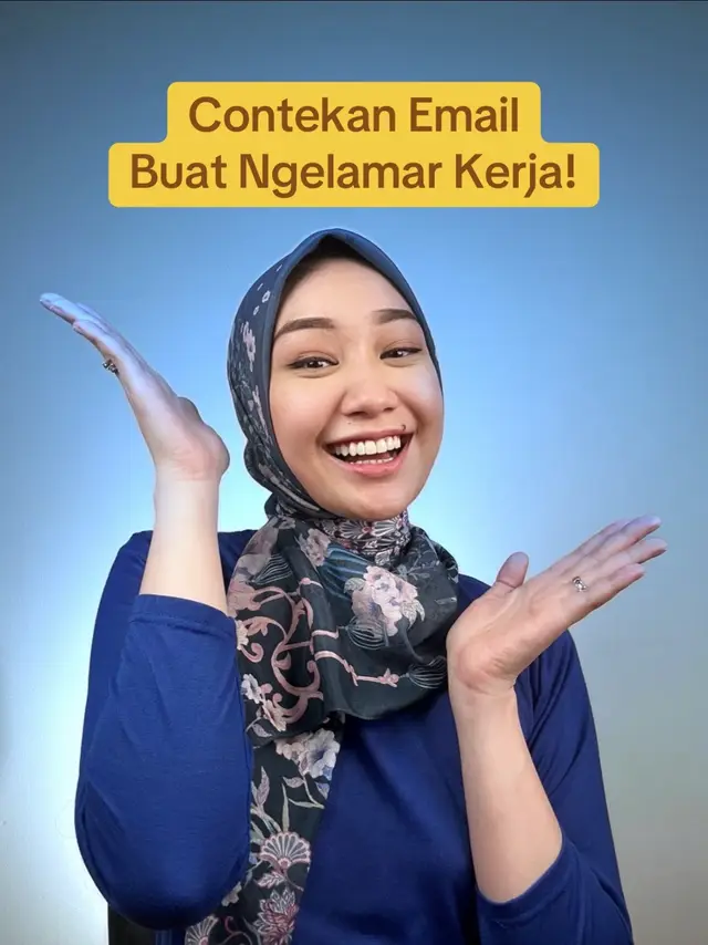 Email buat lamar kerja 👀 #tipskerjavina 
