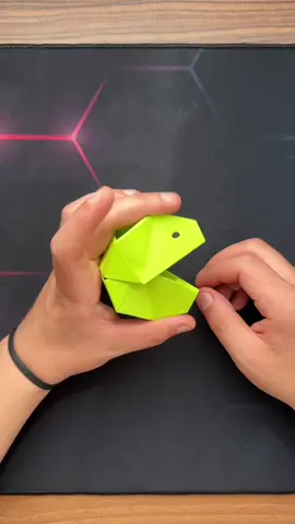 Origami - PacMan Yapımı 👍 #origami #origamitutorial #origamichallenge #origamipaper #origamitiktok #origamiart #origamistars 