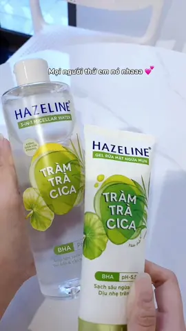 Vừa ra mắt nên có deal mua 1 tặng 1 nè mấy bà ơiii  #xuhuong #xuhuongtiktok #trending #trend #viral #review #hgreview #beauty #skincare #skincareroutine #tambietmunphiensau7ngay #tramtracica #bha #taytrang #suaruamat #hazaline 