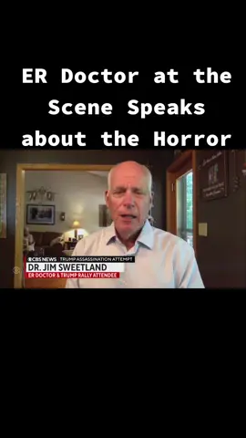 He Witnessed the Death of a Spectator #cbsnews #trumprally #rallywitness #donaldtrump #thomascrooks #assinationattempt #pennsylvania #trump #doctor #witness #nationalnews #usanews 