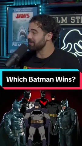 Which Batman wins? #batman #versus #fight #dc #dccomics #movie #animation #arkhamknight #batmanbeyond #benaffleck #robertpattinson #dceu #dcau #thebatman #foryou #foryoupage #fypシ゚viral 