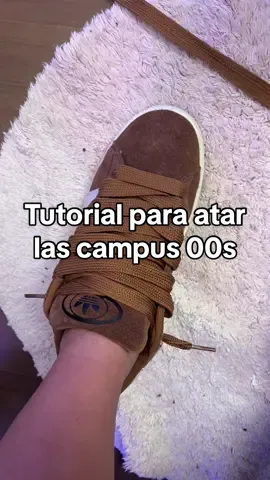 Tutorial de como atar las Adidas Campus 00s  Si las tenés mal atadas no solo se ponen feas sino que parecen menos chunky… ¿Cuál zapa queres en el siguiente video? #tutorial #tutorials #zapatillas #sneakers #sneakerheads #sneakerhead #sneaker #sneakeraddict #shoes #shoesaddict 
