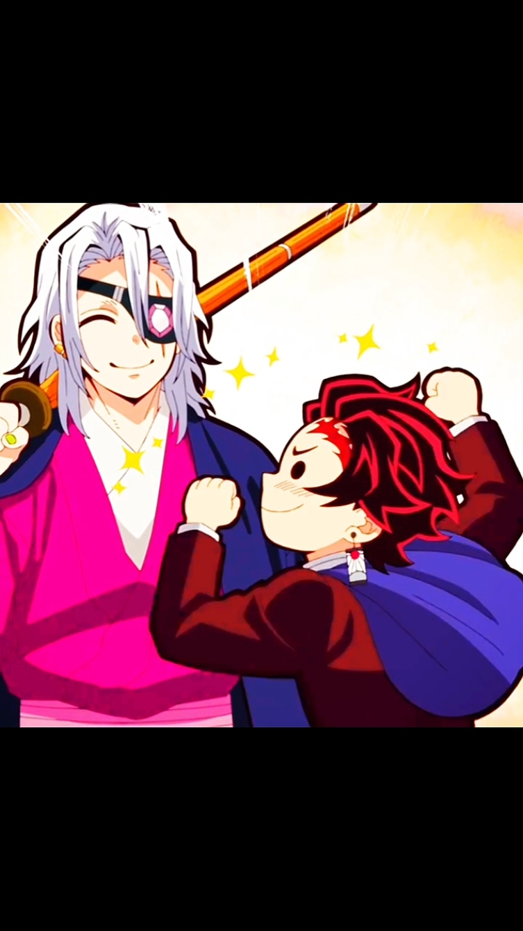 Uzui Tengen entrena a Tanjiro #kimetsunoyaiba #demonslayer #Anime #fyp #parati 