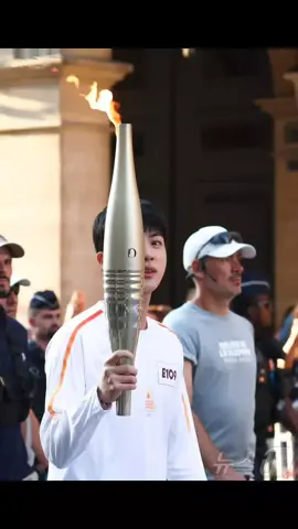Jin at the 2024 Paris Summer Olympics  Medai photos 📸  PROUD OF YOU JIN JINLYMPICS JIN CARRIES THE FLAME #JinxOlympics2024 #kimseokjin  #bts 