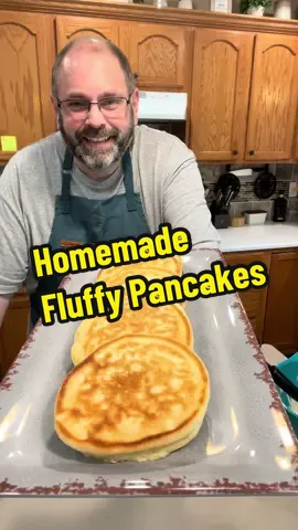 Light and Fluffy Pancakes #pancakes #fluffy #EasyRecipe #simple #breakfast #homemade #tiktokfood #fy #fypage #fypシ゚viral #fypp 