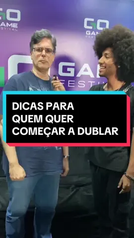 Ótimas dicas para quem quer iniciar no mundo da dublagem, é sempre bom ser paciente  @Guilherme Briggs  #gogamefestival  #guilhermebriggs  #dublagemviva #dublagem #foryou #dublador 
