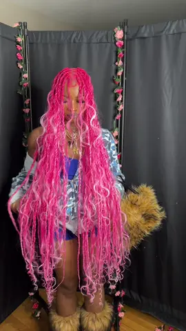 🧜🏽‍♀️ #pinkhair #pinkbraids #islandtwists #dmvhairstylist 