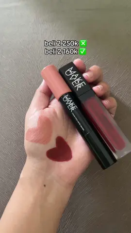si paling cakepp bangettt🥺🫶🏻 #makeoverid #ombrelips #lipcream 