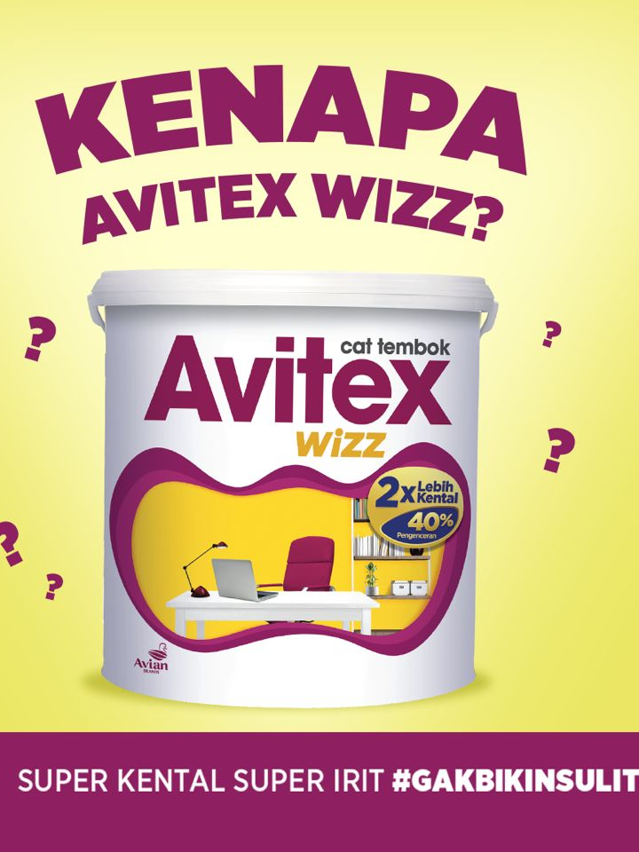 Ini alasan kenapa banyak yang menggunakan Avitex Wizz, selain kental dan irit, Avitex Wizz juga #GakBikinSulit harus mengeluarkan biaya lebih. Yuk simak videonya! #AvianBrands #PercayaAvianBrands #AvitexWizz #SuperKentalSuperIrit #GakBikinSulit