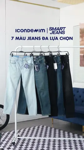 7 MÀU JEANS ĐA LỰA CHỌN | SMART JEANS co giãn thoải mái trong mọi hoạt động, vừa có đa sắc màu để bạn không nhàm chán trong outfit hằng ngày! #quanjean #quanjeannam #slimfitjeans #quanjeannamdep #quanjeannamdepre 
