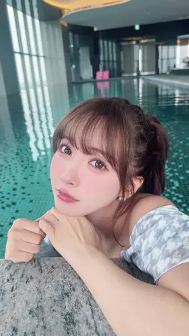 今年初プール🏊