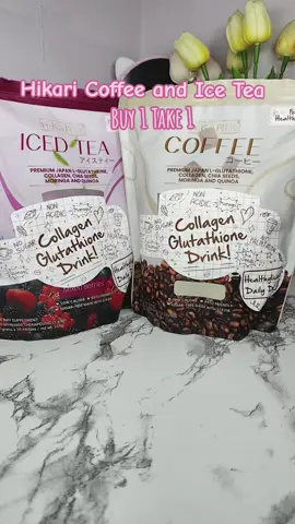 Hikari Coffee and Ice Tea  Buy 1 Take 1  ✅Collagen and Glutathione  ✅Chia Seeds, Moringa and Quinoa  ✅Non Acidic, No Palpitation and No Sugar #hikari #hikaricoffee #hikaridrinks #hikaritatlongkulay #fyp #fypシ #fypシ゚viral #ibalikmokosafyptiktok #mumhie14 