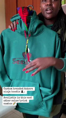 Long gone are the days of compromising style for comfort 😌. #madetomeasure #customized #comfortable #fashionable #unisex  #casual #pinterest #inspo #stylish #quality #twotone #ankara #ninjahoodie #snoodie #hoodie #embroidery #custombranding #womeninbusiness #entreprenuership #couturière #fashiondesigner #SmallBusiness #madeinkenya🇰🇪 #vaakenyan #sustainablefashion #sustainablefashionbrand
