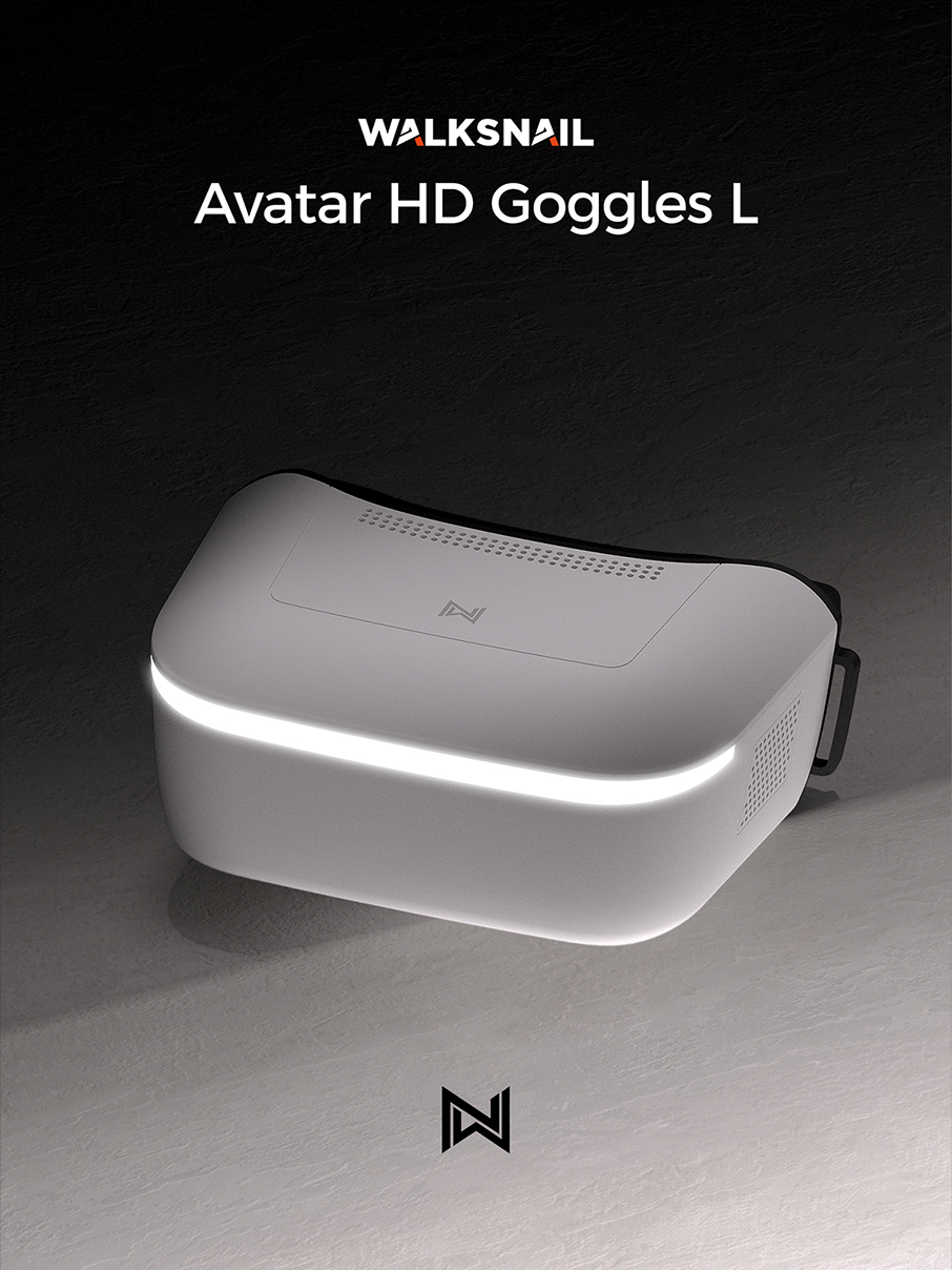 Meet Walksnail Goggles L #fpv #fpvdrone #newproduct #new #hd #goggles #walksnail #caddx #GogglesL #pilot #drone #dronevideos