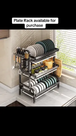Effortlessly organize your kitchen with this stylish 3-layer plate rack featuring a convenient cup holder. Say goodbye to cluttered countertops and hello to a tidy and functional space. Perfect for displaying your favorite plates and keeping your cups within reach. Upgrade your kitchen today  ☎️Call +234 901 669 3355  Click The Link In Our Bio  Our DM Is Available For response  Delivery Intervals : Abuja- Same Day Delivery (T&C Apply) Other States : 24Hours-4Days Delivery 🚚 Fee : Apply  Store lactation:  Harmony Estate Galadimawa, Abuja #platerack #stellaspantries #kitchengadgets #kitchentools #KitchenHacks #kitchenware #kitchen #kitchenorganization #kitchentips #abuja #abuja #galadimawaabuja #kitchenappliances #kitchenassecories #galadimawapatrystore #smallbusinessowner #SmallBusiness #abujatiktokers #organzier 