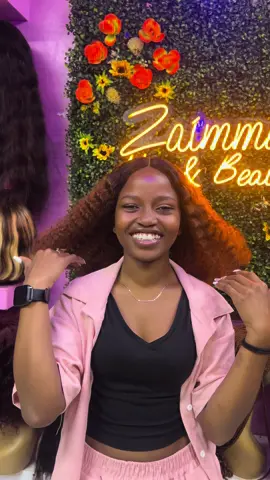 Happy client🥰..@Iss_ Syombua ✨️♥️🦋 …glueless watercurl @5000 only.. #zaimmah_hairandbeauty #fyp #foryou #gluesswigs #affordablewigs 