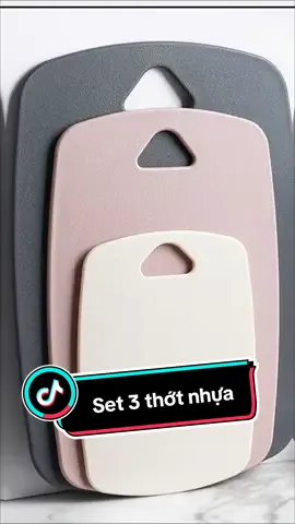 Set 3 thớt nhựa #xuhuong #dogiadung #viral #fly #setthotnhua 