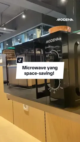 Tinggal di apartment? Kostan atau memiliki rumah yang minimalis? Microwave ini cocok buat kamu karena designnya space-saving namun fungsinya banyak! Join live kita setiap jam 11 dan dapatkan special price atau bisa langsung check keranjang kuning😉 #MODENA #MakeLifeEasier #Microwave