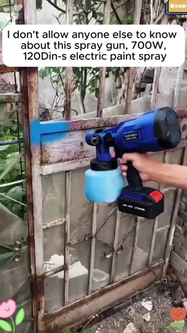 I don't allow anyone else to know  about this spray gun, 700W,  120Din-s electric paint spray. #spray #spraypaint #paint #painter #tool #power #powerful #tiktokshop 