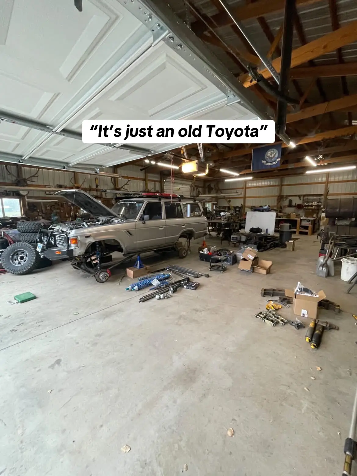 #rockcrawler #toyota #landcruiser #4x4 #4lo #60serieslandcruiser #kingshocks #offroad #toyotacrawler #brokeboysoffroad #cartok #4link #builtnotbought @Steele Smikahl 