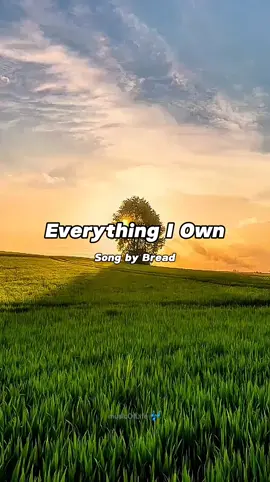 Everything I Own - Bread #full  #lyrics  #music  #vedio  #Love  #fyp 