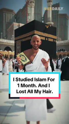I studied Islam for 1 month. And I lost all my hair. This is the Islam I learned for 30 years. Not 1 month. Truly a beautiful experience to see Makkah. Thank you to everyone who helped me with this study. And thank you to Basit and Muslim Voice for Peace for also making a cameo :)
