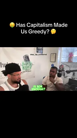 In this episode of Step Up Unfiltered, @Cam Thomas | UK Hip-Hop and I dive deep into the idea of ‘enough money’ and how it impacts our lives. 💬💡This is just one of many meaningful conversations on the podcast. Full episode out now on YouTube and Spotify. Links in the bio. Please share, comment, and listen so more people can hear these conversations! 👇 #moneytalks #capitalism #greed #deepconversation #bestpodcast #stepupunfiltered 