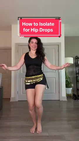 If you struggle with hip drops, try this exercise to help you isolate the hip. You can also try balancing a tray or cup on your head to challenge you to get the correct movement!  Is it helpful? 🧐🙇🏻‍♀️ If you need more detail, check out my last post  @Dalia where I talk you through this movement.  #beginnerbellydance #bellydancetips #hipdrop #rakssharki #bellydancetutorial #arabicdance #arabgirl #ganeni #elyanna