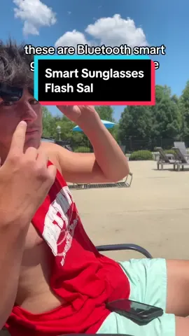 These sunglasses do it all #sunglasses #smart #technology #smartglasses #tiktokmademebuyit #music #call 