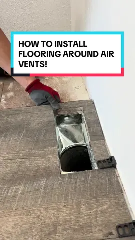 How to install flooring around air vents in your home! Easy DIY! More Videos on my YouTube Channel! SUBSCRIBE!  . . . . #flooring #airvent #vinylplankflooring #flooringinstaller #flooringinstallation #floors #flooringexperts #flooringcontractor #doityourself #DIY #diyproject #fy #fyp 