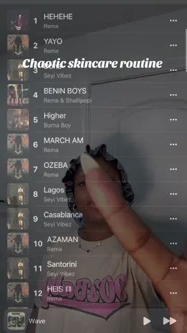 My chaotic morning routine ft rema 😂🧖🏽‍♀️ #morningroutine #rema #skincare #chaotic #fun #afrobeats #playlist 