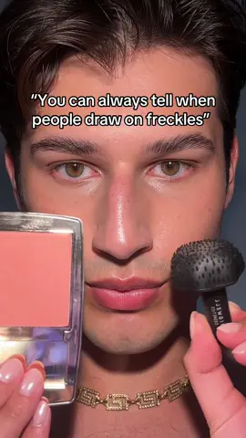 Let me introduce you to blush freckles…  #makeup #beauty #fy 