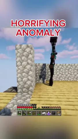 Minecraft’s Anomaly Was In My World #Minecraft #horrorgame #herobrine #fyp #moddedminecraft #gaming #foryoupage #cavedweller #wendigo 
