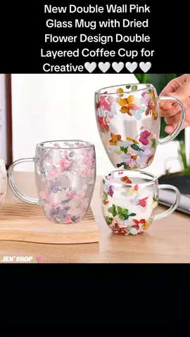 New Double Wall Pink Glass Mug with Dried Flower Design Double Layered Coffee Cup for Creative #new #double #wall #pink #glass #mug #driedflowers #design #doublelayered #coffee #cup #creative #affiliatemarketing #tiktokshop #tiktokaffiliate #tiktokfinds #coaffiliate #smallaffiliate #fypシ゚viral #foryoupageofficiall #fypageシ #tiktok #trendingvideo #mustbuy #clicktheyellowbasket #engagementisthekey #followers #shopnow 