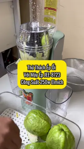 Thử Thách Ép Ổi Với Máy Ép Chậm JEE-8723 Elmich #xuhuong #elmich #elmichreview #xuhuongtiktok #mayepcham #mayeptraicay #mayephoaqua #mayephoaquacham 