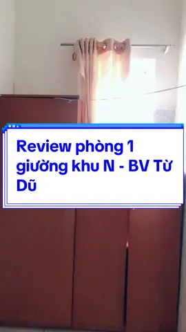 Review phòng 1 giường khu N bệnh viện Từ Dũ. #mebimsua #embedangyeu #mebau #thaigiao #embe #bvtudu #tudu #chamsocmebe #viral 