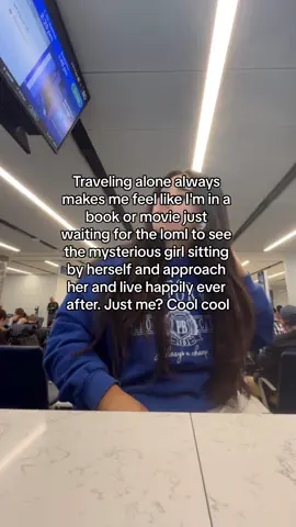 The airport always brings out peak delusion in me what can I say :P Who's listened to the album 👀 #theearthhaswon #letstalk #hanaeffron #newmusic 