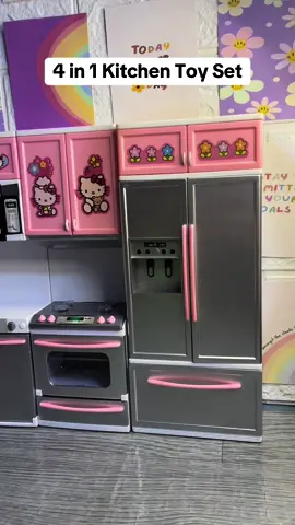 4 in 1 kitchen toy set for girls #toyset #toysforgirls #toykitchen #foryou #fyp 