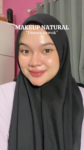 “Aku suka nya yang natural” oke. #makeupnatural #glowskin 