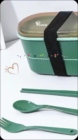 VOOVA Lunch Box / Kotak Bekal Makan Siang / Bento Set 900ml / Kotak Makan di bawah Rp15.800 Cepat - Berakhir besok!#lunchbox #kotakbekal #fyp #fypシ゚viral 