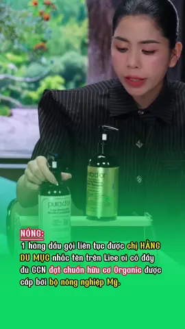 Nóng: 1 hãng dầu gội liên tục được chị Hằng Du Mục nhắc tên trên Live vì có đầy đủ GCN đạt chuẩn hữu cơ Organic được cấp bởi bộ nông nghiệp Mỹ.  #purador #daugoiorganic #myphamorganic #daugoihuuco #myphamhuuco 