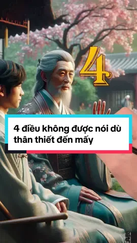Nhất định không được nói 4 điều này, dù quan hệ có thân thiết đến mấy. #baihoccuocsong #muuluocconhan #LearnOnTikTok 